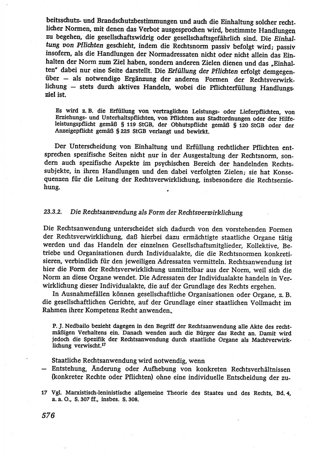 Marxistisch-leninistische (ML) Staats- und Rechtstheorie [Deutsche Demokratische Republik (DDR)], Lehrbuch 1980, Seite 576 (ML St.-R.-Th. DDR Lb. 1980, S. 576)