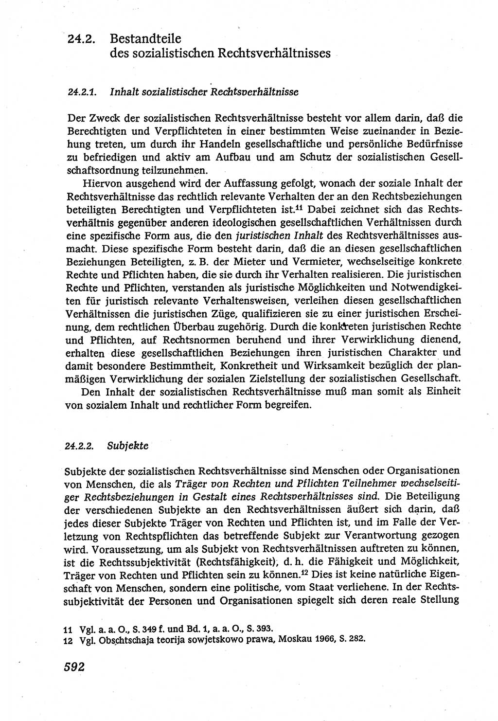Marxistisch-leninistische (ML) Staats- und Rechtstheorie [Deutsche Demokratische Republik (DDR)], Lehrbuch 1980, Seite 592 (ML St.-R.-Th. DDR Lb. 1980, S. 592)