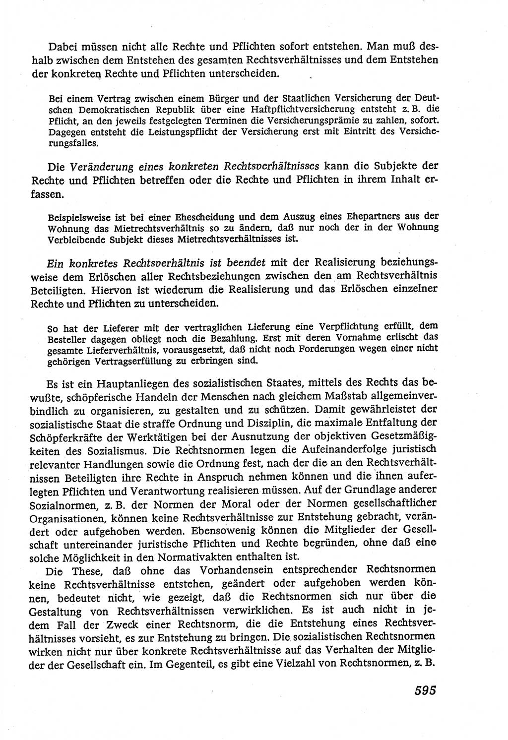 Marxistisch-leninistische (ML) Staats- und Rechtstheorie [Deutsche Demokratische Republik (DDR)], Lehrbuch 1980, Seite 595 (ML St.-R.-Th. DDR Lb. 1980, S. 595)