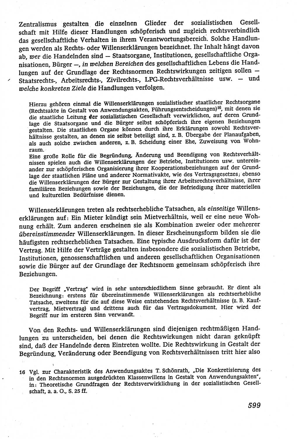 Marxistisch-leninistische (ML) Staats- und Rechtstheorie [Deutsche Demokratische Republik (DDR)], Lehrbuch 1980, Seite 599 (ML St.-R.-Th. DDR Lb. 1980, S. 599)