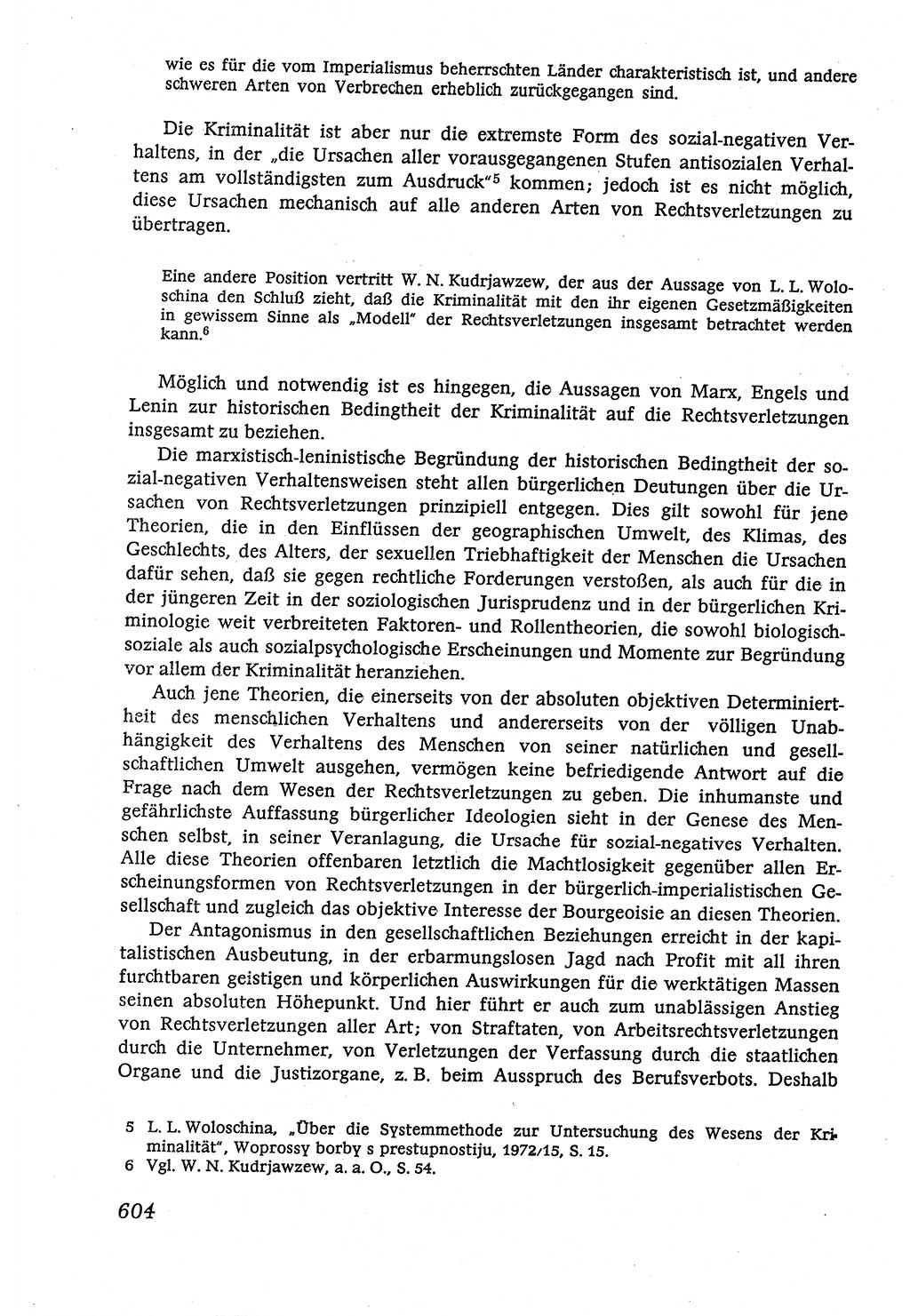 Marxistisch-leninistische (ML) Staats- und Rechtstheorie [Deutsche Demokratische Republik (DDR)], Lehrbuch 1980, Seite 604 (ML St.-R.-Th. DDR Lb. 1980, S. 604)