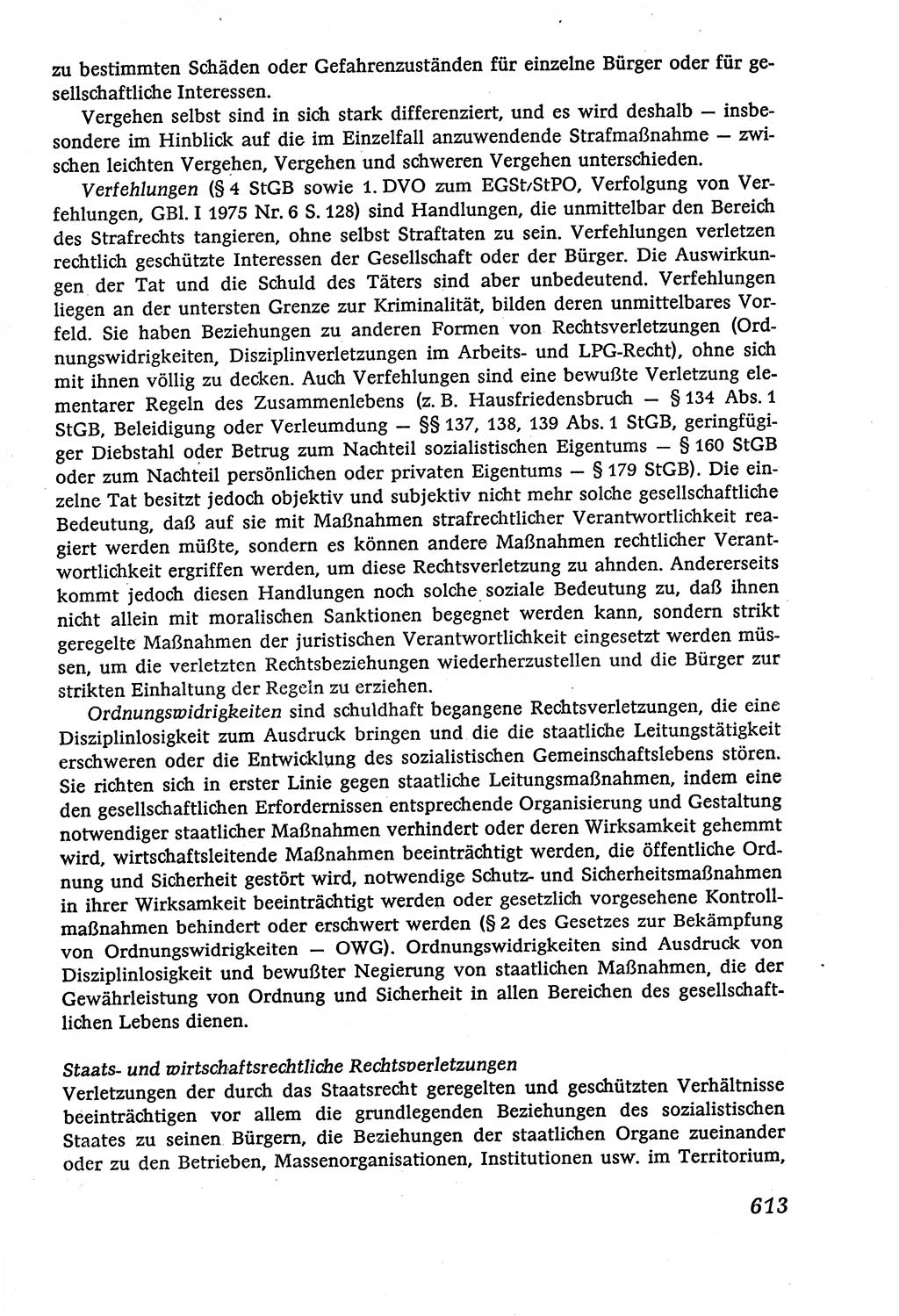 Marxistisch-leninistische (ML) Staats- und Rechtstheorie [Deutsche Demokratische Republik (DDR)], Lehrbuch 1980, Seite 613 (ML St.-R.-Th. DDR Lb. 1980, S. 613)