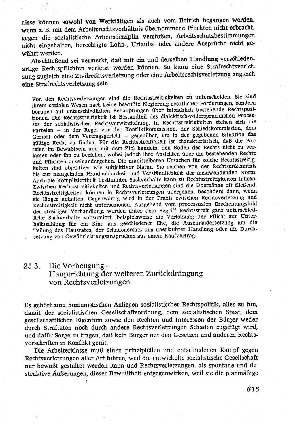 Marxistisch-leninistische (ML) Staats- und Rechtstheorie [Deutsche Demokratische Republik (DDR)], Lehrbuch 1980, Seite 615 (ML St.-R.-Th. DDR Lb. 1980, S. 615)