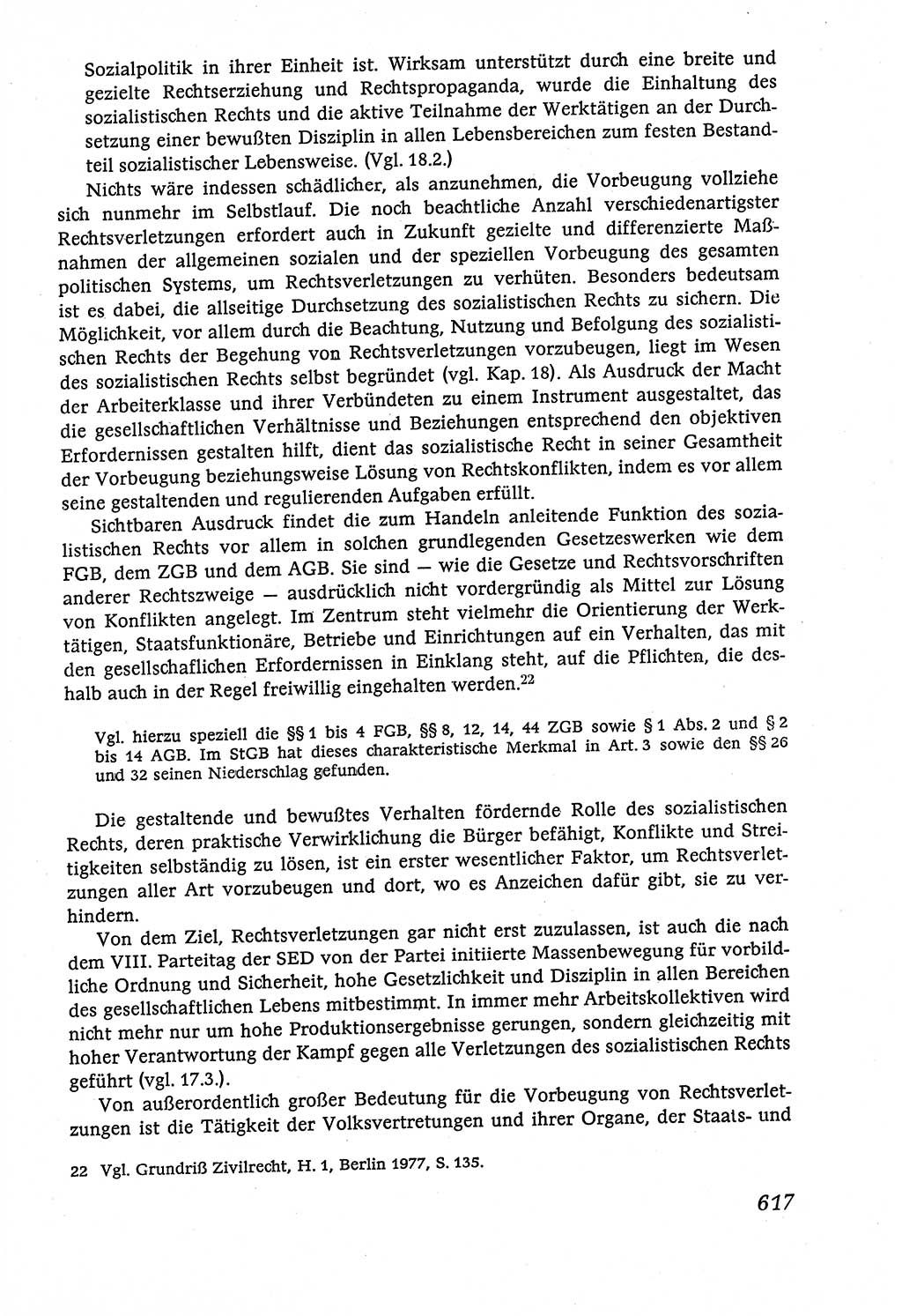 Marxistisch-leninistische (ML) Staats- und Rechtstheorie [Deutsche Demokratische Republik (DDR)], Lehrbuch 1980, Seite 617 (ML St.-R.-Th. DDR Lb. 1980, S. 617)