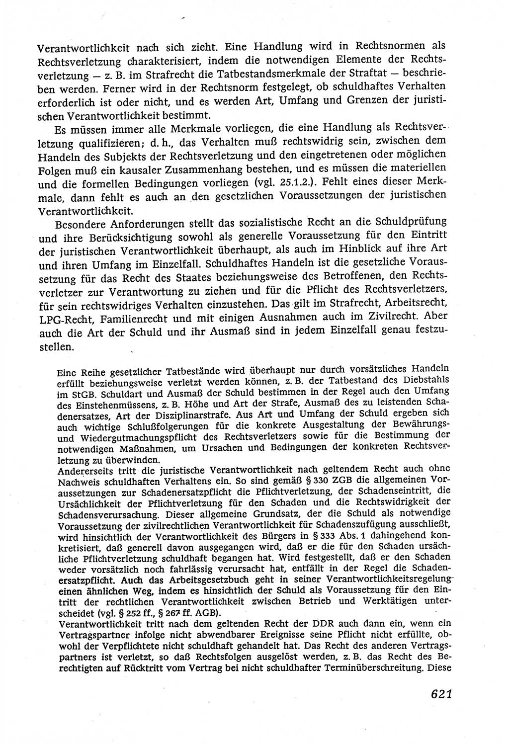 Marxistisch-leninistische (ML) Staats- und Rechtstheorie [Deutsche Demokratische Republik (DDR)], Lehrbuch 1980, Seite 621 (ML St.-R.-Th. DDR Lb. 1980, S. 621)