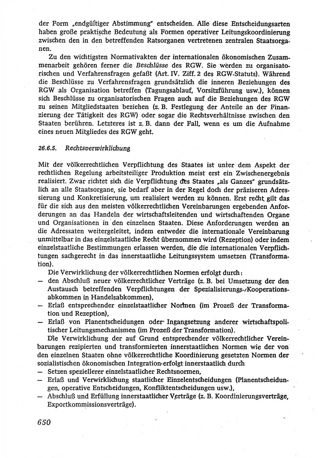 Marxistisch-leninistische (ML) Staats- und Rechtstheorie [Deutsche Demokratische Republik (DDR)], Lehrbuch 1980, Seite 650 (ML St.-R.-Th. DDR Lb. 1980, S. 650)