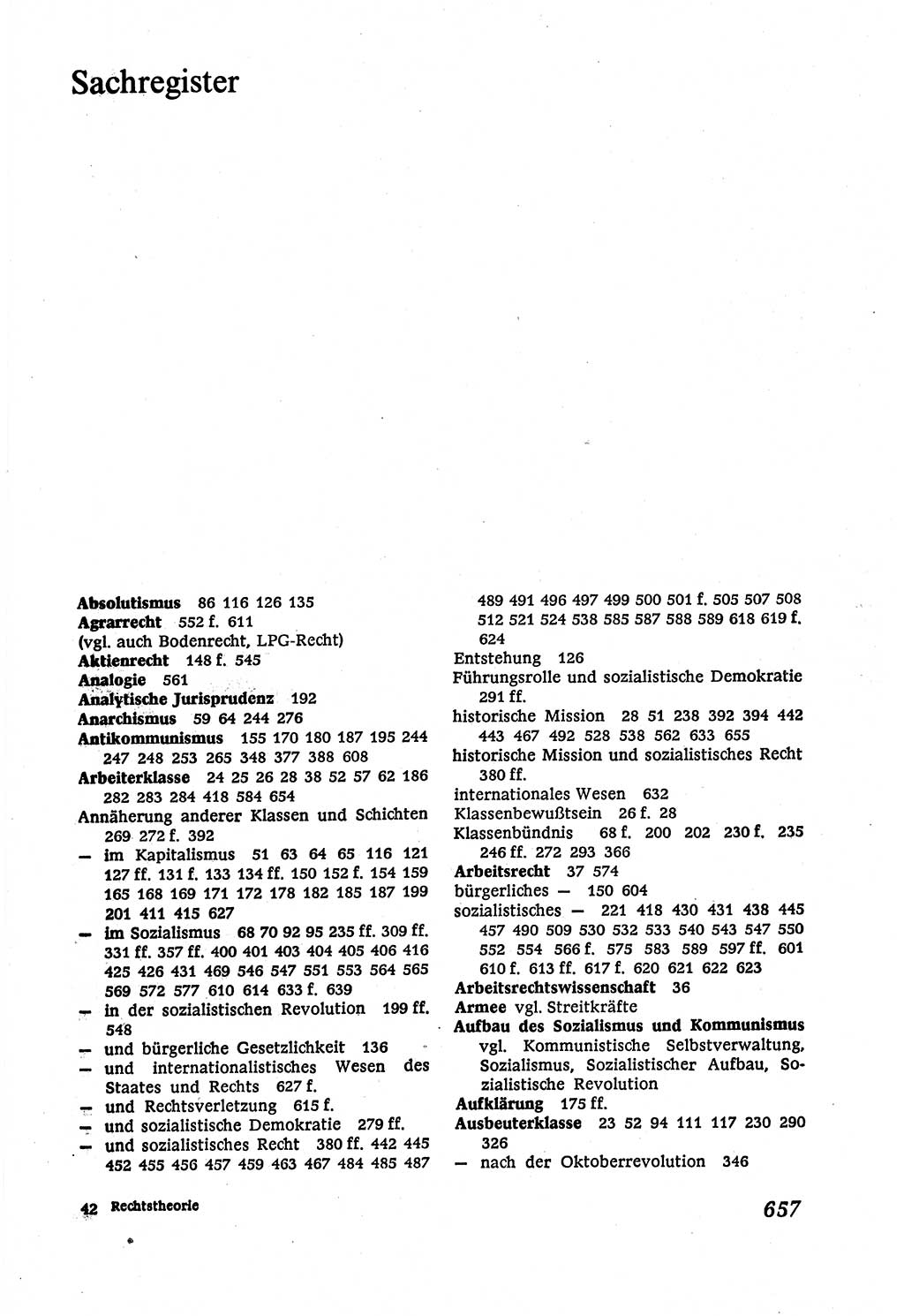 Marxistisch-leninistische (ML) Staats- und Rechtstheorie [Deutsche Demokratische Republik (DDR)], Lehrbuch 1980, Seite 657 (ML St.-R.-Th. DDR Lb. 1980, S. 657)