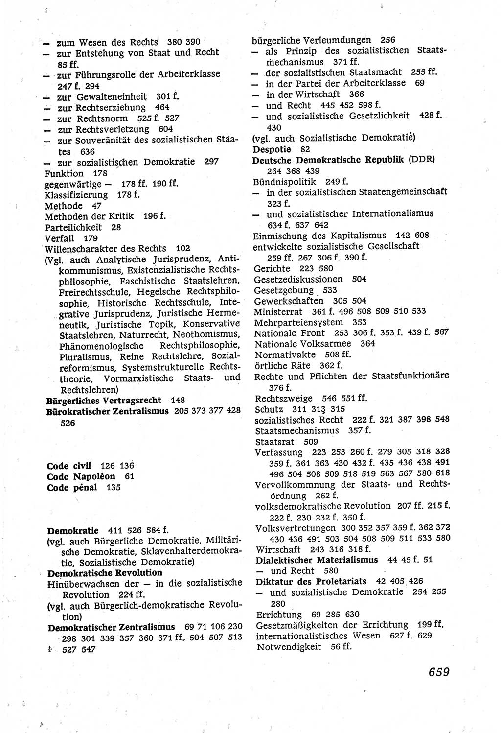 Marxistisch-leninistische (ML) Staats- und Rechtstheorie [Deutsche Demokratische Republik (DDR)], Lehrbuch 1980, Seite 659 (ML St.-R.-Th. DDR Lb. 1980, S. 659)