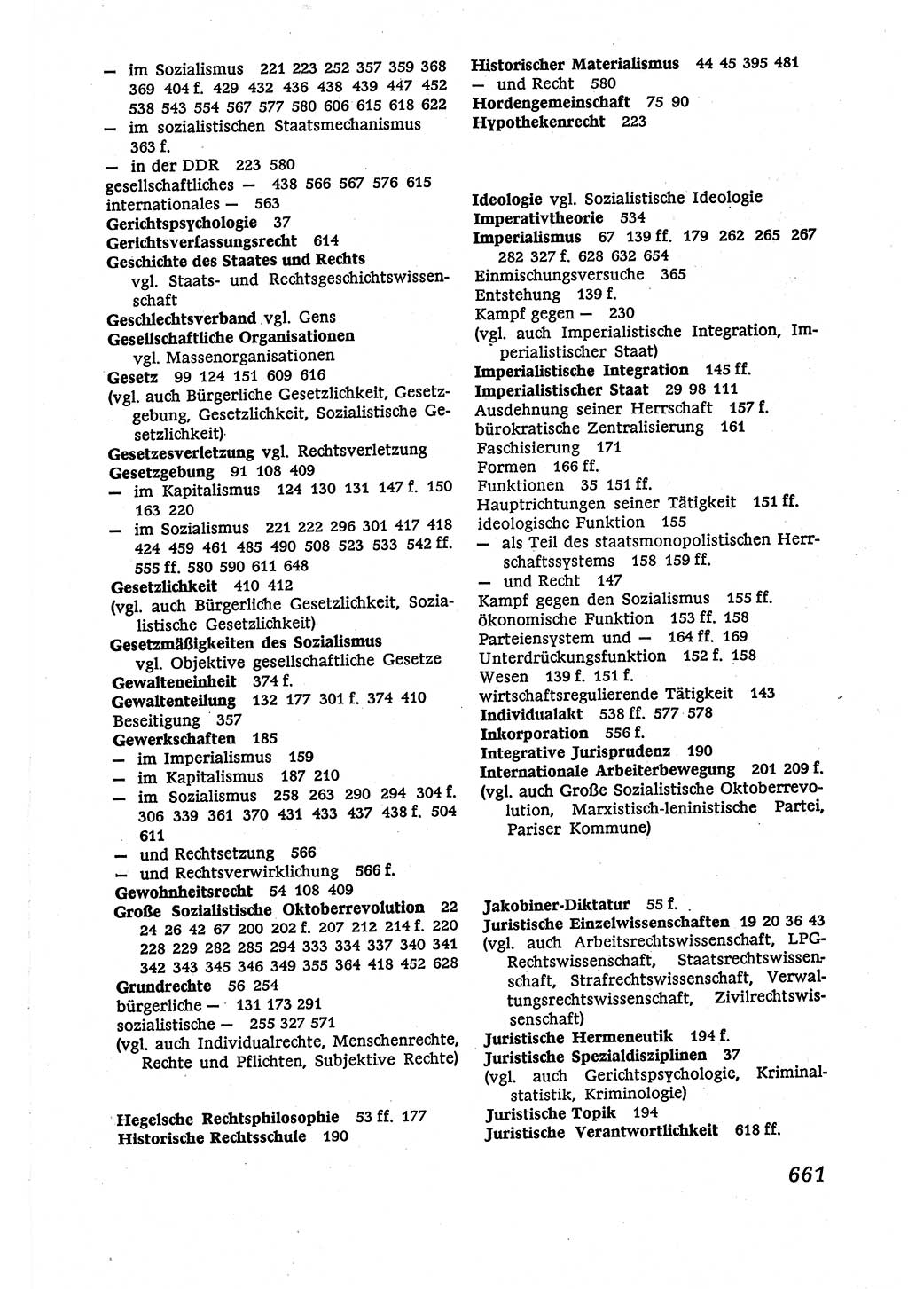 Marxistisch-leninistische (ML) Staats- und Rechtstheorie [Deutsche Demokratische Republik (DDR)], Lehrbuch 1980, Seite 661 (ML St.-R.-Th. DDR Lb. 1980, S. 661)