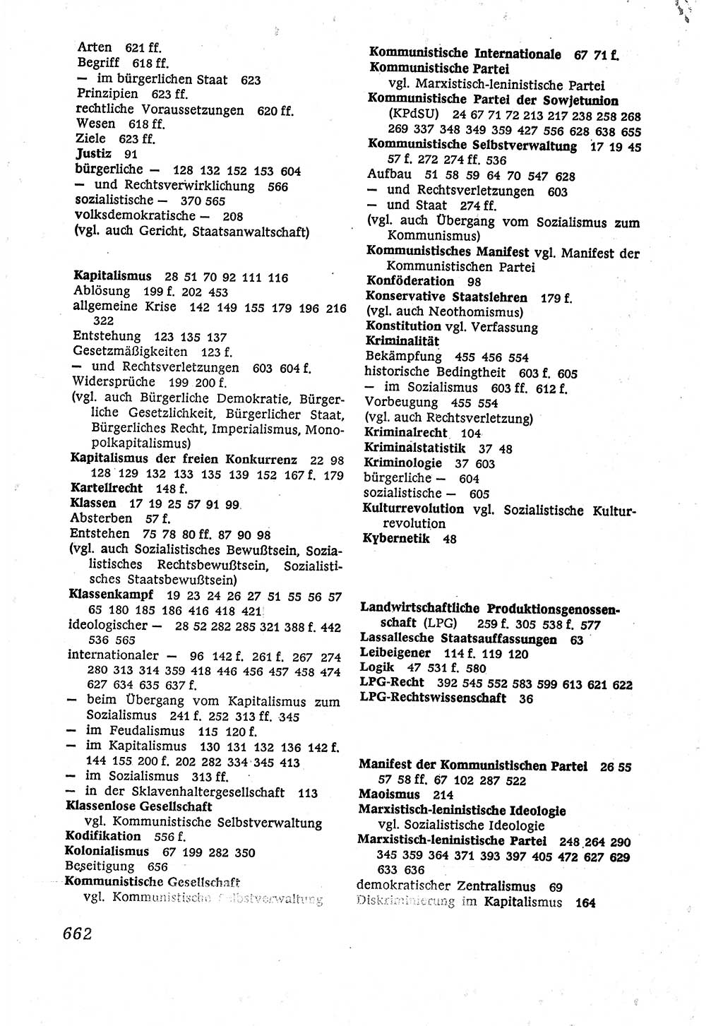 Marxistisch-leninistische (ML) Staats- und Rechtstheorie [Deutsche Demokratische Republik (DDR)], Lehrbuch 1980, Seite 662 (ML St.-R.-Th. DDR Lb. 1980, S. 662)