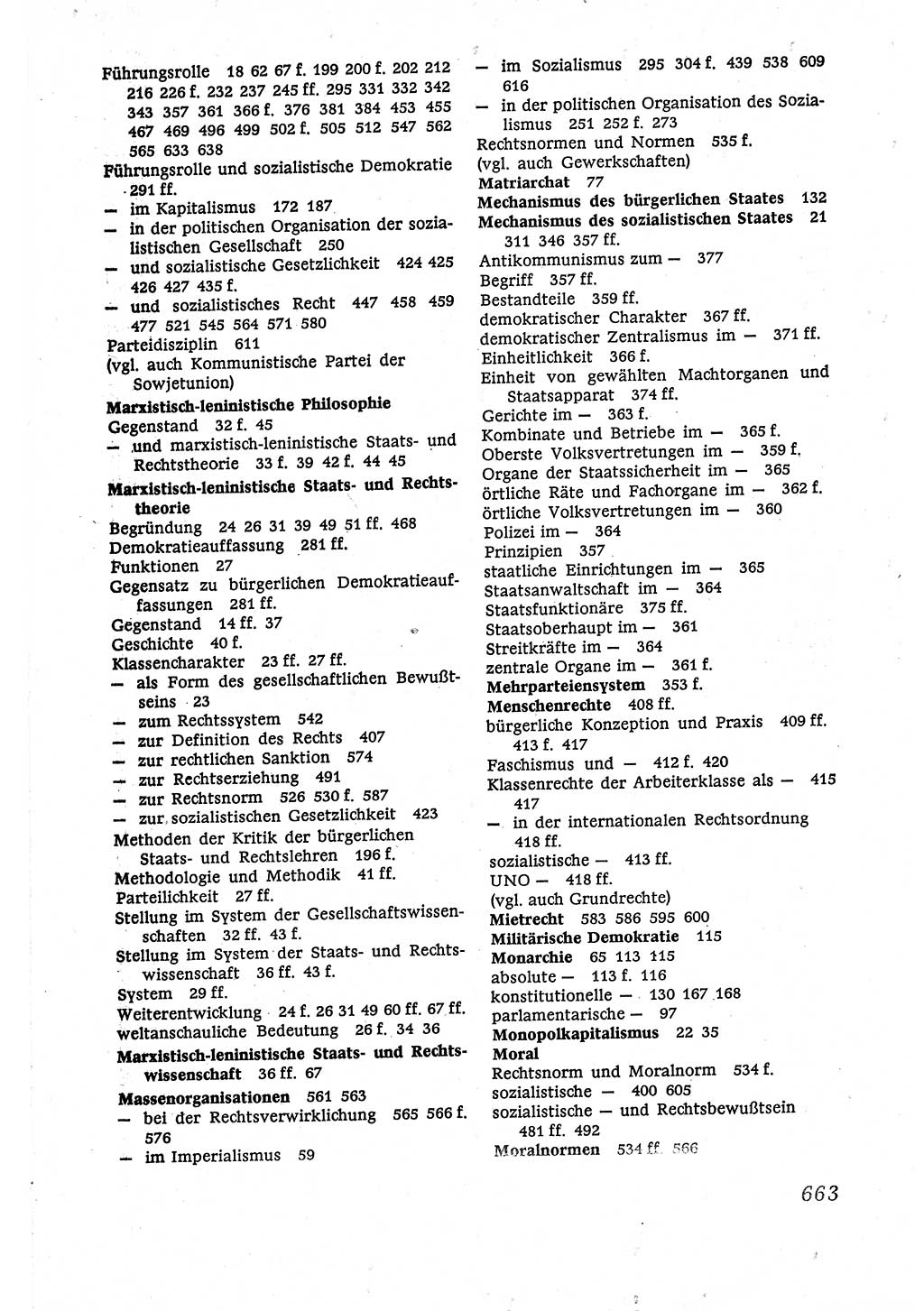 Marxistisch-leninistische (ML) Staats- und Rechtstheorie [Deutsche Demokratische Republik (DDR)], Lehrbuch 1980, Seite 663 (ML St.-R.-Th. DDR Lb. 1980, S. 663)