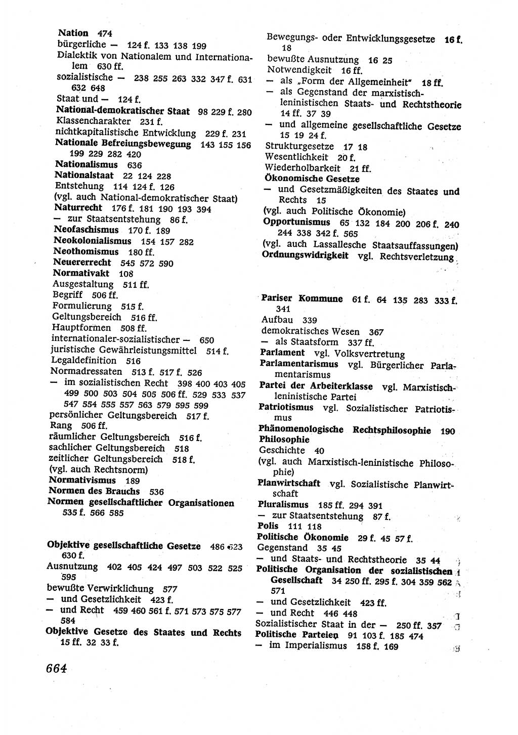 Marxistisch-leninistische (ML) Staats- und Rechtstheorie [Deutsche Demokratische Republik (DDR)], Lehrbuch 1980, Seite 664 (ML St.-R.-Th. DDR Lb. 1980, S. 664)