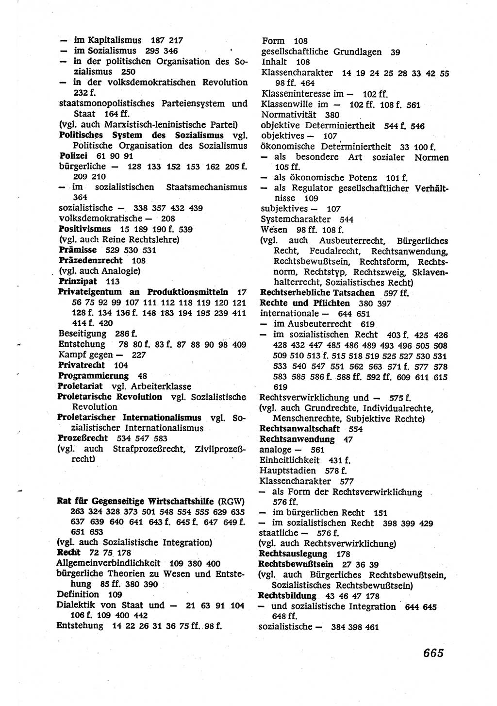 Marxistisch-leninistische (ML) Staats- und Rechtstheorie [Deutsche Demokratische Republik (DDR)], Lehrbuch 1980, Seite 665 (ML St.-R.-Th. DDR Lb. 1980, S. 665)