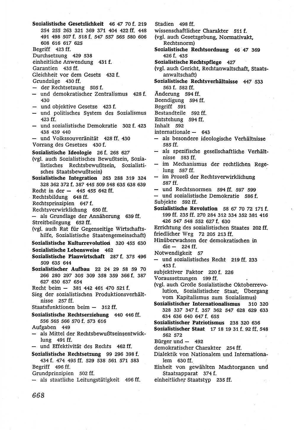 Marxistisch-leninistische (ML) Staats- und Rechtstheorie [Deutsche Demokratische Republik (DDR)], Lehrbuch 1980, Seite 668 (ML St.-R.-Th. DDR Lb. 1980, S. 668)
