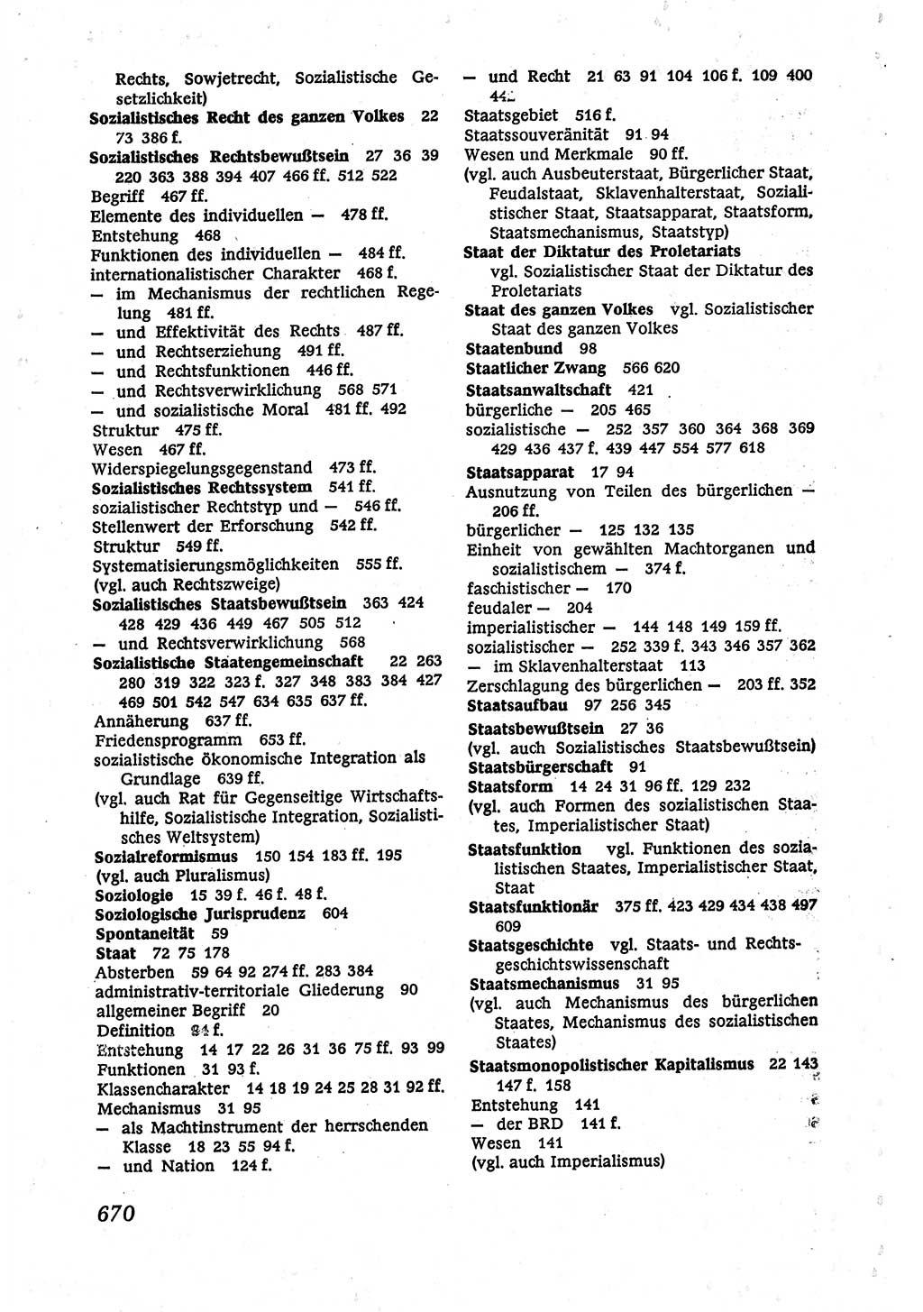 Marxistisch-leninistische (ML) Staats- und Rechtstheorie [Deutsche Demokratische Republik (DDR)], Lehrbuch 1980, Seite 670 (ML St.-R.-Th. DDR Lb. 1980, S. 670)