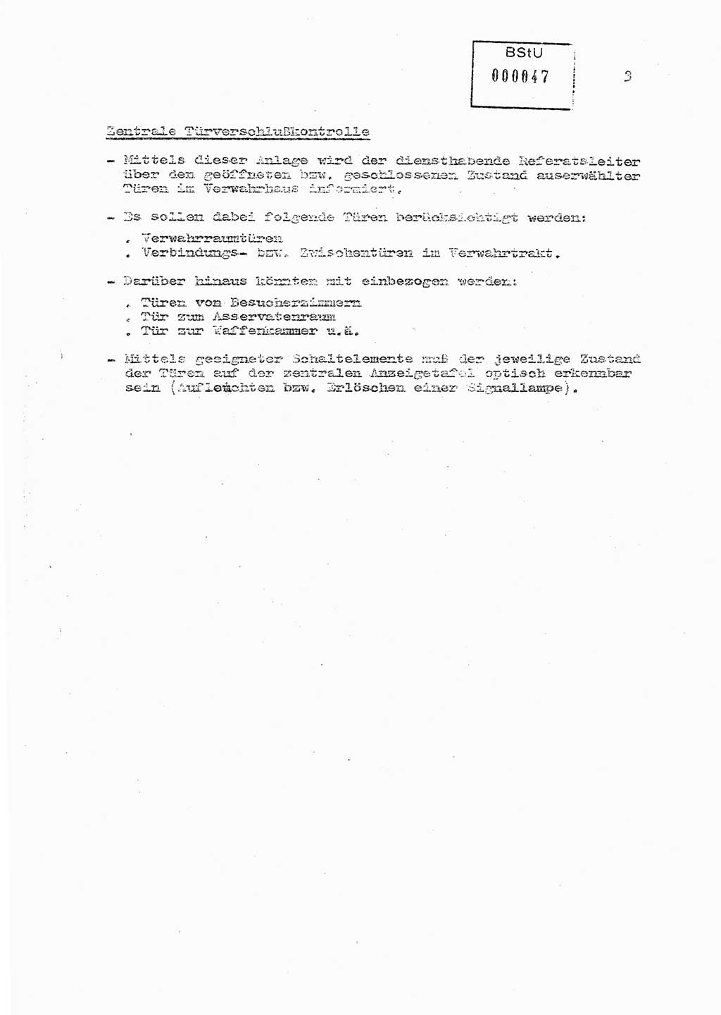 Sicherungs- und Nachrichtentechnik in UHA [Untersuchungshaftanstalten, Ministerium für Staatssicherheit, Deutsche Demokratische Republik (DDR)], Abteilung (Abt.) ⅩⅣ, Berlin 1980, Seite 3 (Si.-NT UHA MfS DDR Abt. ⅩⅣ /80 1980, S. 3)