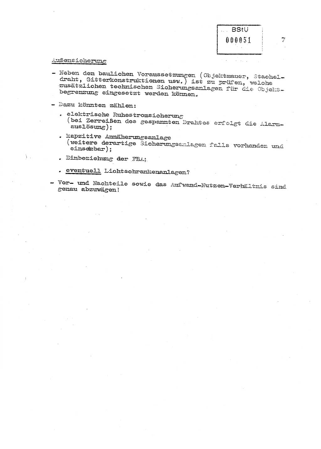 Sicherungs- und Nachrichtentechnik in UHA [Untersuchungshaftanstalten, Ministerium für Staatssicherheit, Deutsche Demokratische Republik (DDR)], Abteilung (Abt.) ⅩⅣ, Berlin 1980, Seite 7 (Si.-NT UHA MfS DDR Abt. ⅩⅣ /80 1980, S. 7)