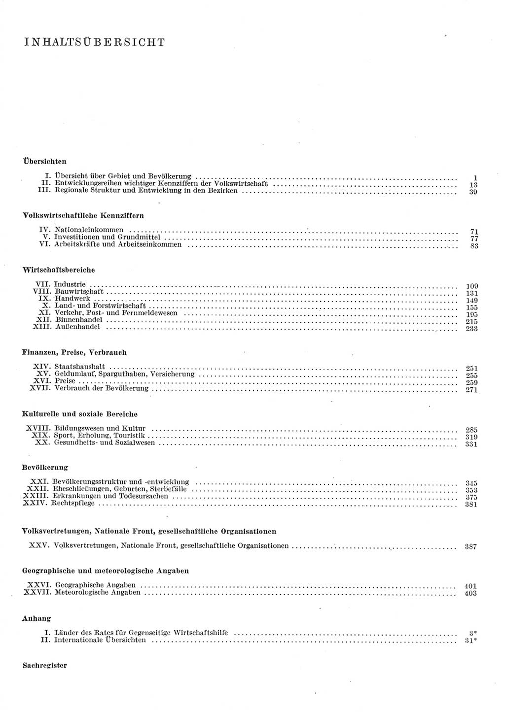 Statistisches Jahrbuch der Deutschen Demokratischen Republik (DDR) 1980, Seite 6 (Stat. Jb. DDR 1980, S. 6)