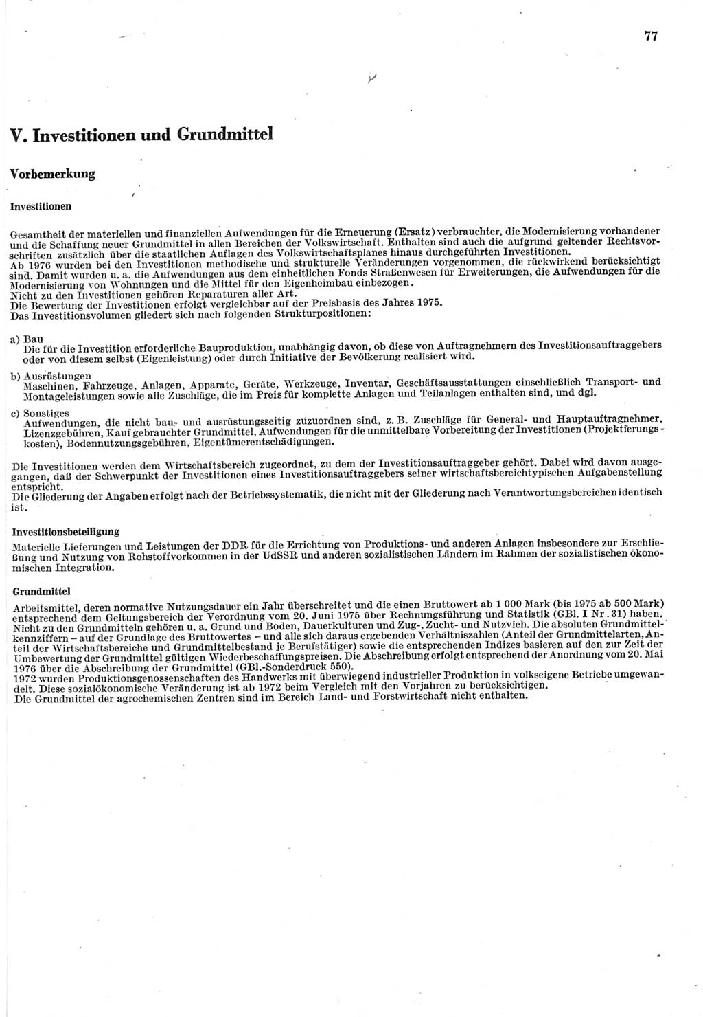 Statistisches Jahrbuch der Deutschen Demokratischen Republik (DDR) 1980, Seite 77 (Stat. Jb. DDR 1980, S. 77)