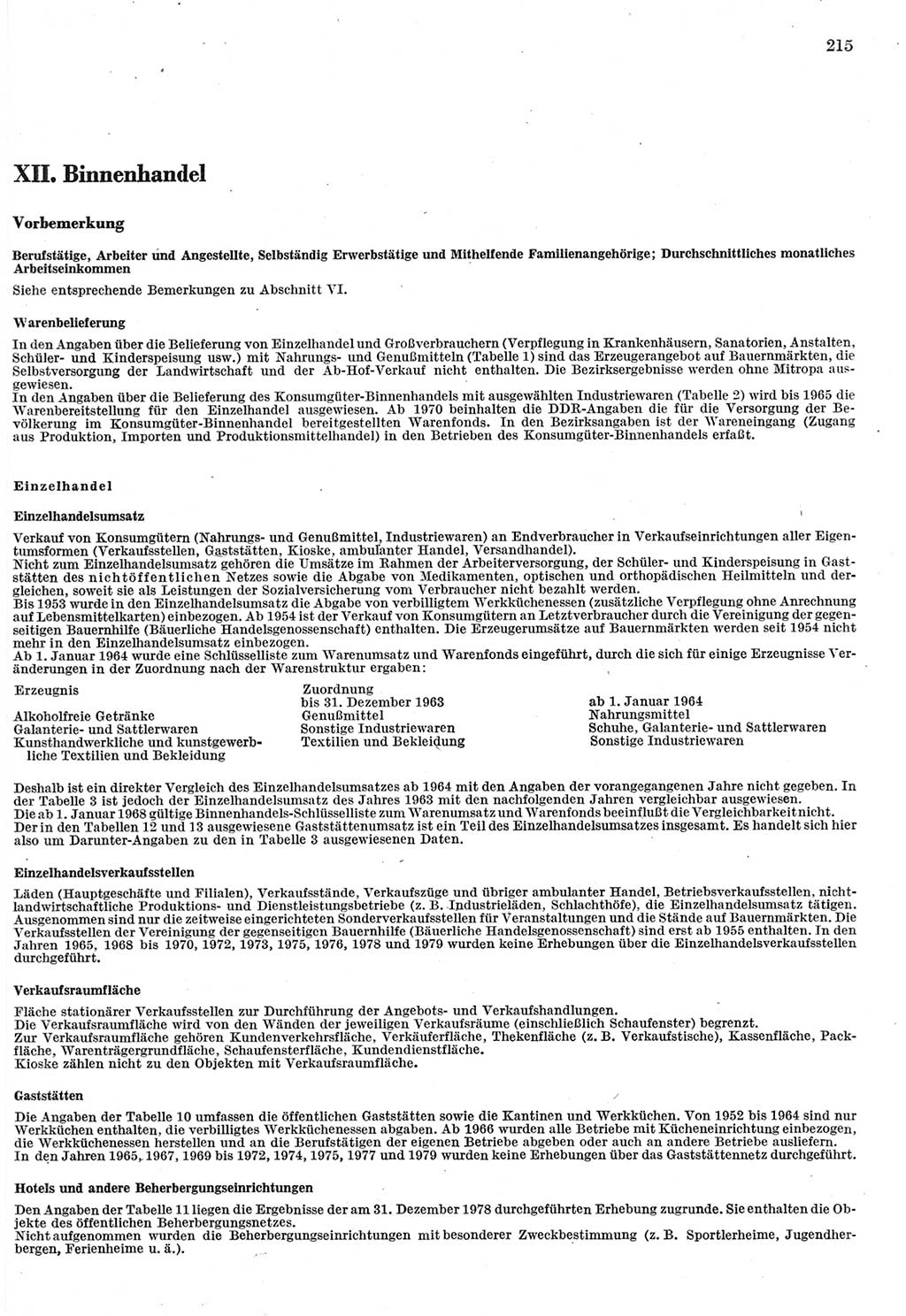 Statistisches Jahrbuch der Deutschen Demokratischen Republik (DDR) 1980, Seite 215 (Stat. Jb. DDR 1980, S. 215)