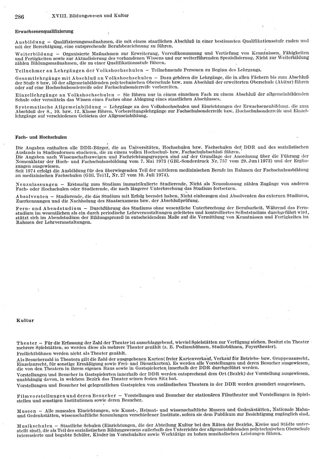 Statistisches Jahrbuch der Deutschen Demokratischen Republik (DDR) 1980, Seite 286 (Stat. Jb. DDR 1980, S. 286)