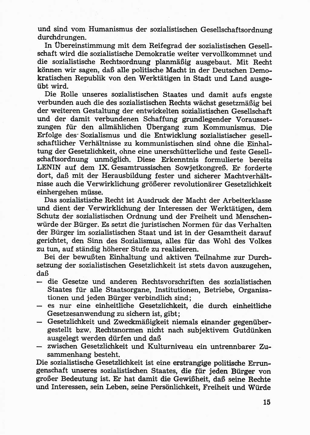 Handbuch für Betriebsangehörige, Abteilung Strafvollzug (SV) [Ministerium des Innern (MdI) Deutsche Demokratische Republik (DDR)] 1981, Seite 15 (Hb. BA Abt. SV MdI DDR 1981, S. 15)