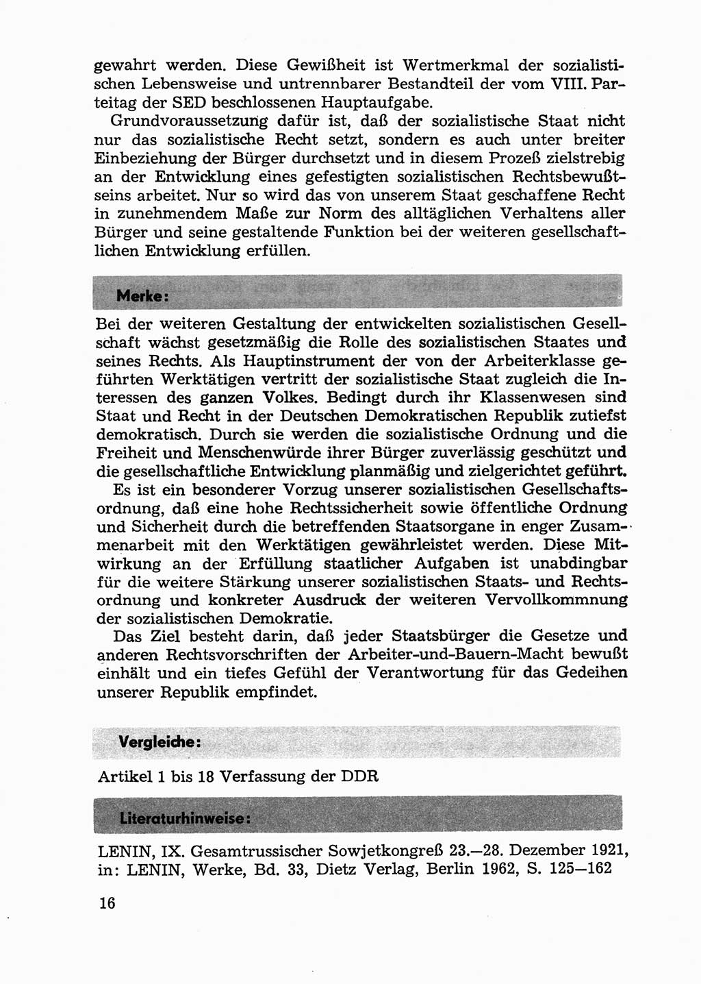 Handbuch für Betriebsangehörige, Abteilung Strafvollzug (SV) [Ministerium des Innern (MdI) Deutsche Demokratische Republik (DDR)] 1981, Seite 16 (Hb. BA Abt. SV MdI DDR 1981, S. 16)