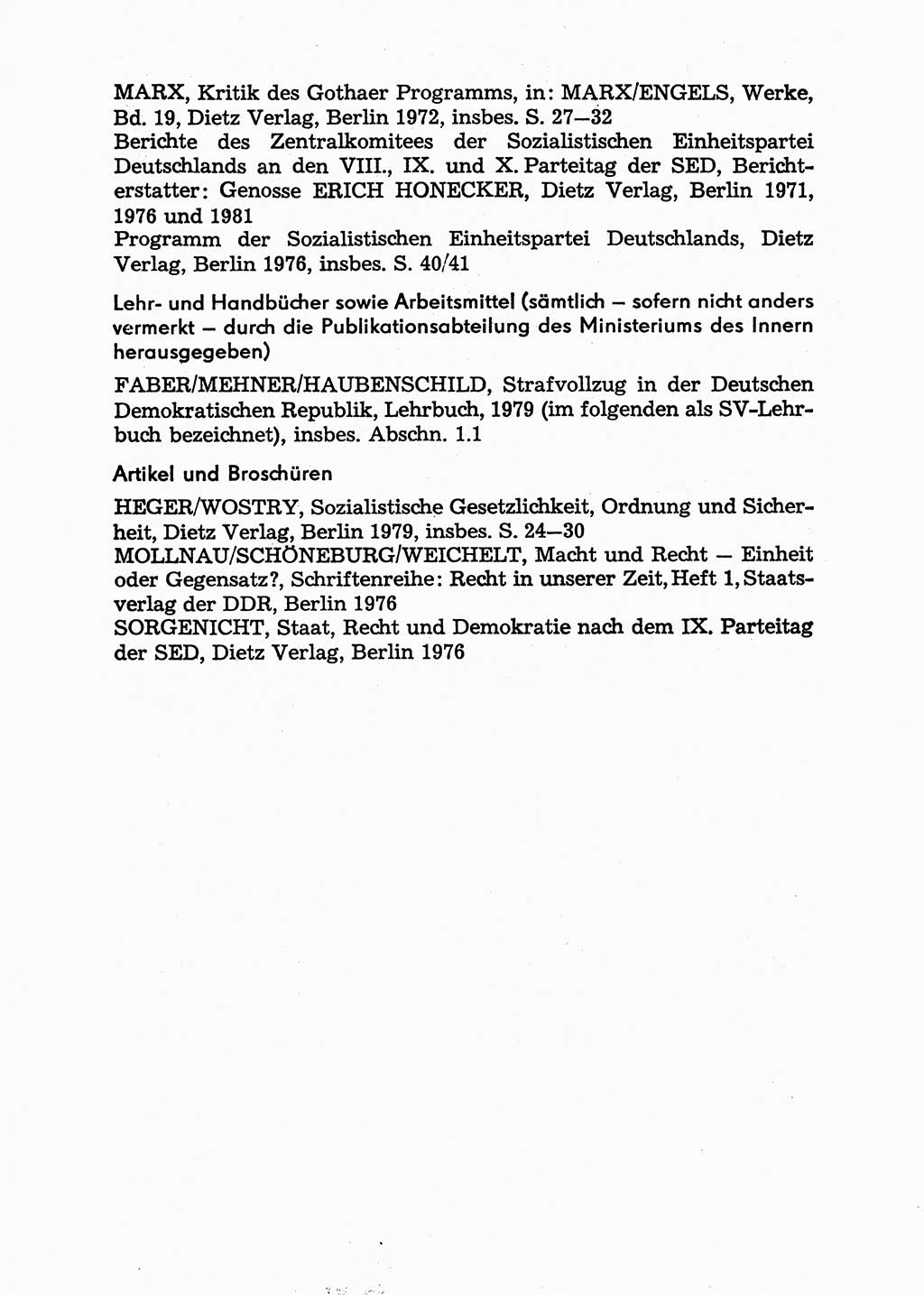 Handbuch für Betriebsangehörige, Abteilung Strafvollzug (SV) [Ministerium des Innern (MdI) Deutsche Demokratische Republik (DDR)] 1981, Seite 17 (Hb. BA Abt. SV MdI DDR 1981, S. 17)