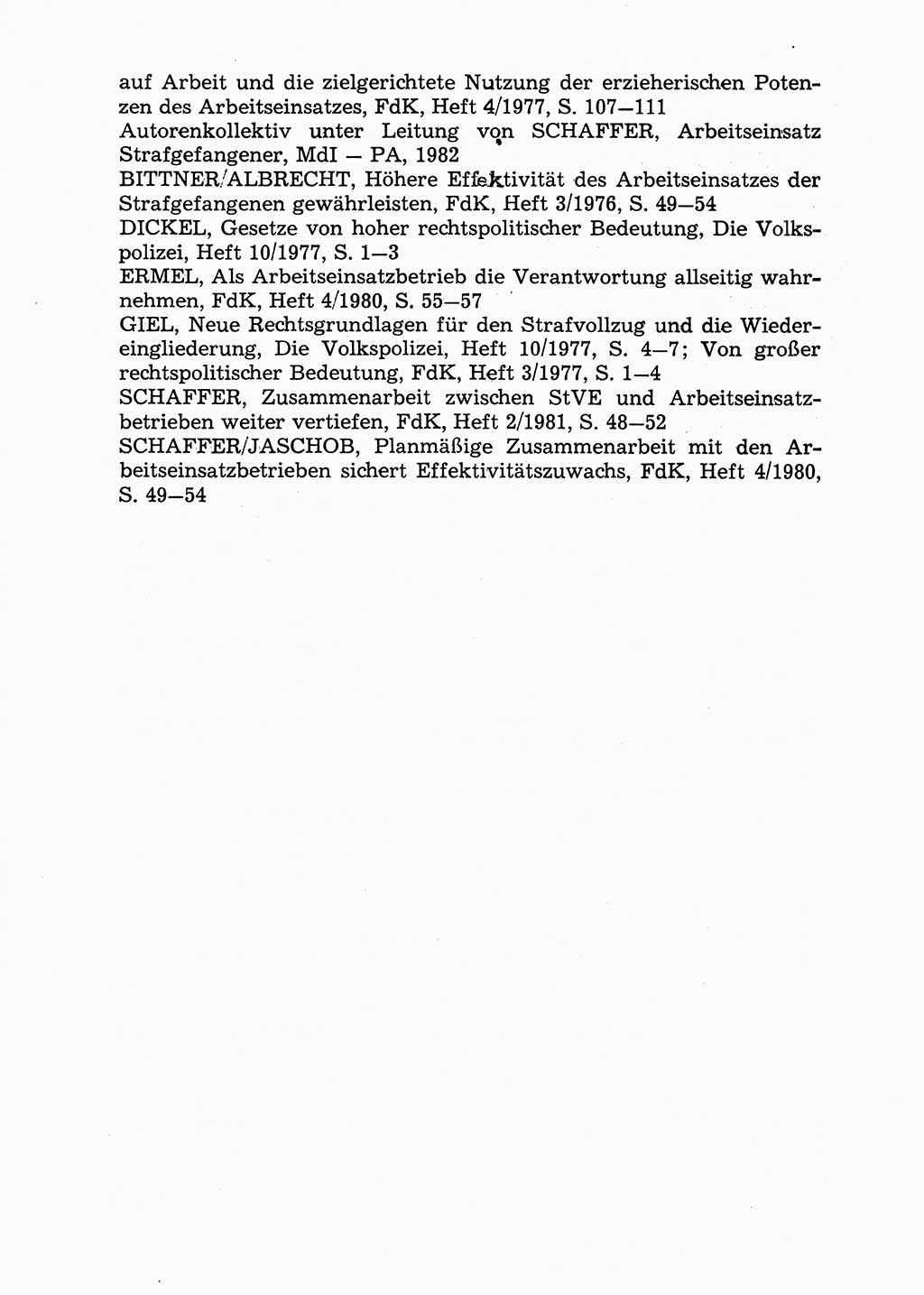 Handbuch für Betriebsangehörige, Abteilung Strafvollzug (SV) [Ministerium des Innern (MdI) Deutsche Demokratische Republik (DDR)] 1981, Seite 34 (Hb. BA Abt. SV MdI DDR 1981, S. 34)