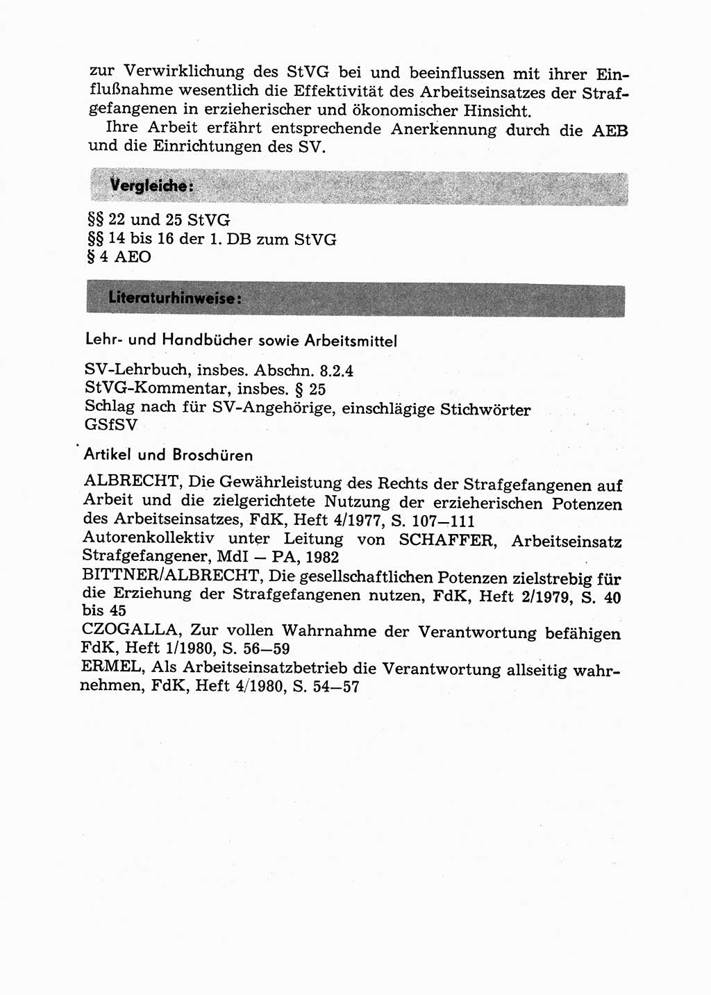 Handbuch für Betriebsangehörige, Abteilung Strafvollzug (SV) [Ministerium des Innern (MdI) Deutsche Demokratische Republik (DDR)] 1981, Seite 38 (Hb. BA Abt. SV MdI DDR 1981, S. 38)