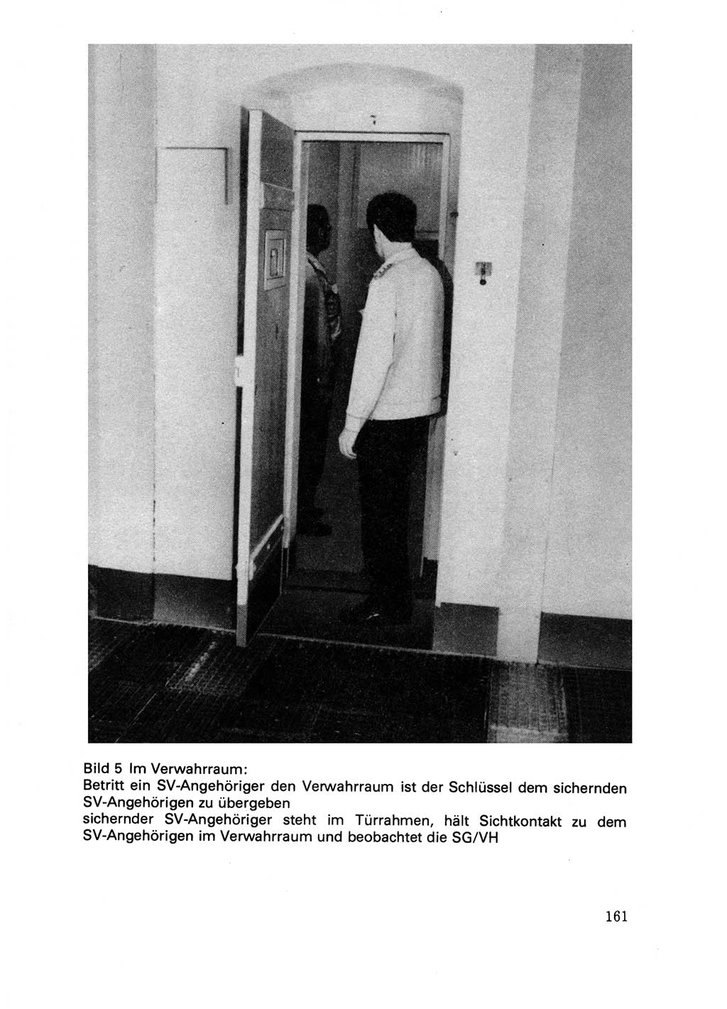 Handbuch für operative Dienste, Abteilung Strafvollzug (SV) [Ministerium des Innern (MdI) Deutsche Demokratische Republik (DDR)] 1981, Seite 161 (Hb. op. D. Abt. SV MdI DDR 1981, S. 161)
