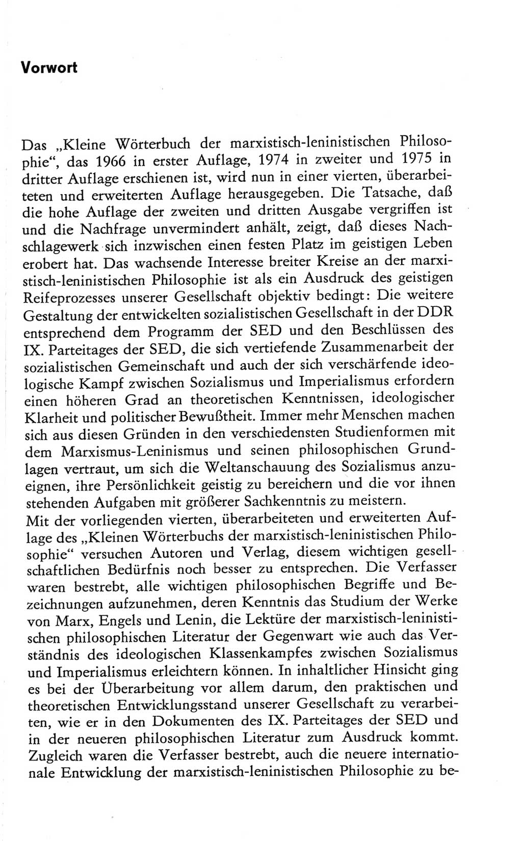 Kleines Wörterbuch der marxistisch-leninistischen Philosophie [Deutsche Demokratische Republik (DDR)] 1981, Seite 5 (Kl. Wb. ML Phil. DDR 1981, S. 5)