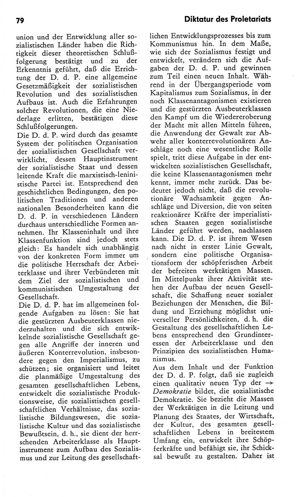 Kleines Wörterbuch der marxistisch-leninistischen Philosophie [Deutsche Demokratische Republik (DDR)] 1981, Seite 79 (Kl. Wb. ML Phil. DDR 1981, S. 79)