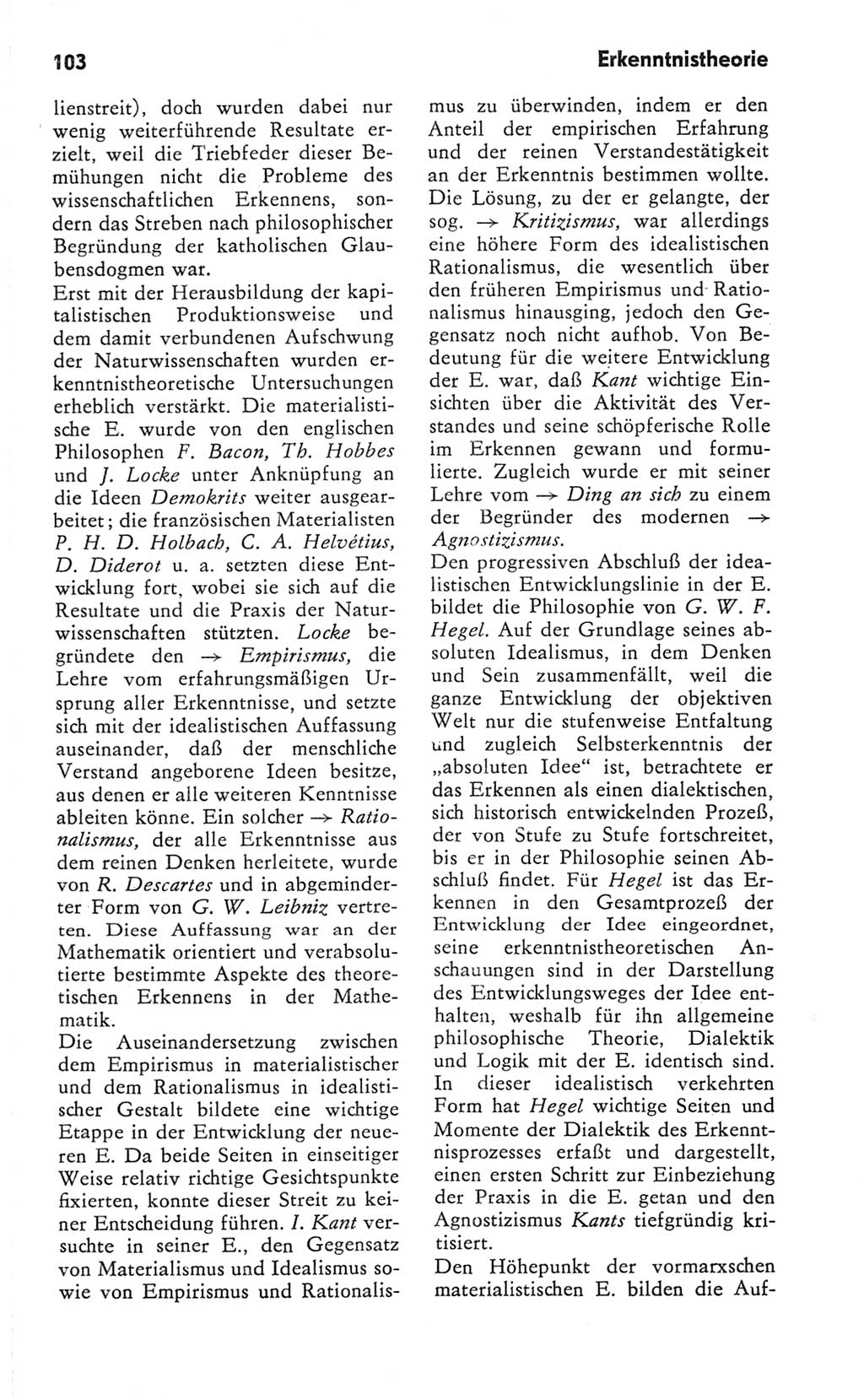 Kleines Wörterbuch der marxistisch-leninistischen Philosophie [Deutsche Demokratische Republik (DDR)] 1981, Seite 103 (Kl. Wb. ML Phil. DDR 1981, S. 103)