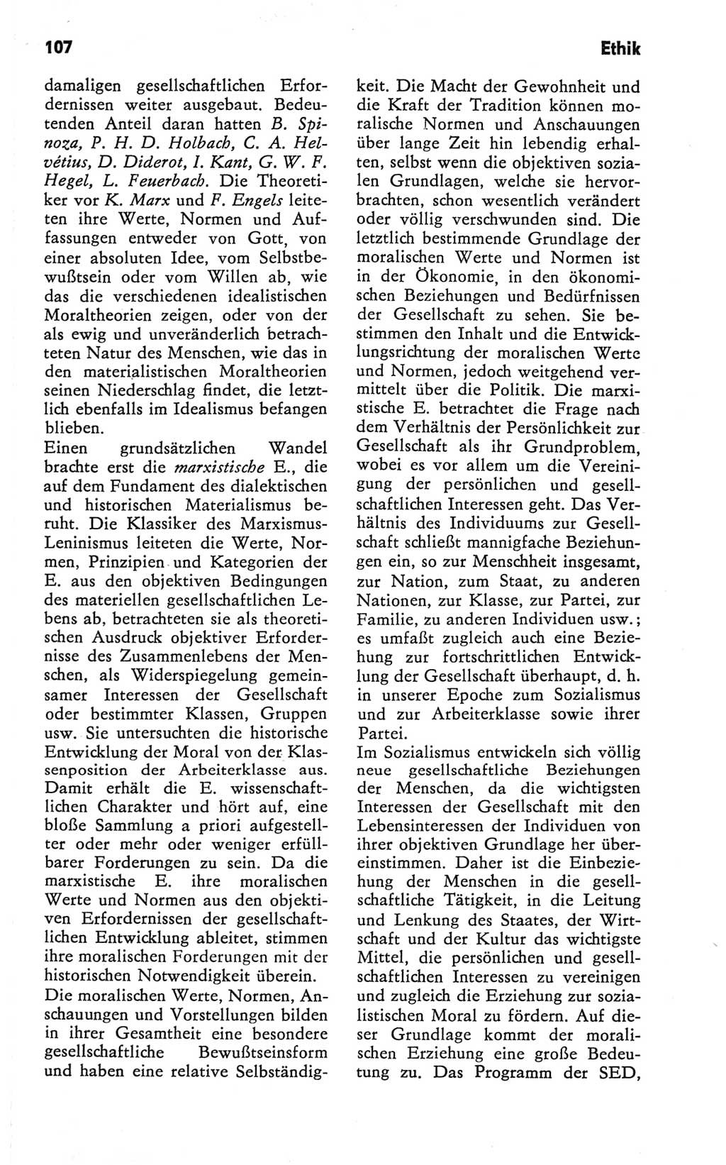 Kleines Wörterbuch der marxistisch-leninistischen Philosophie [Deutsche Demokratische Republik (DDR)] 1981, Seite 107 (Kl. Wb. ML Phil. DDR 1981, S. 107)
