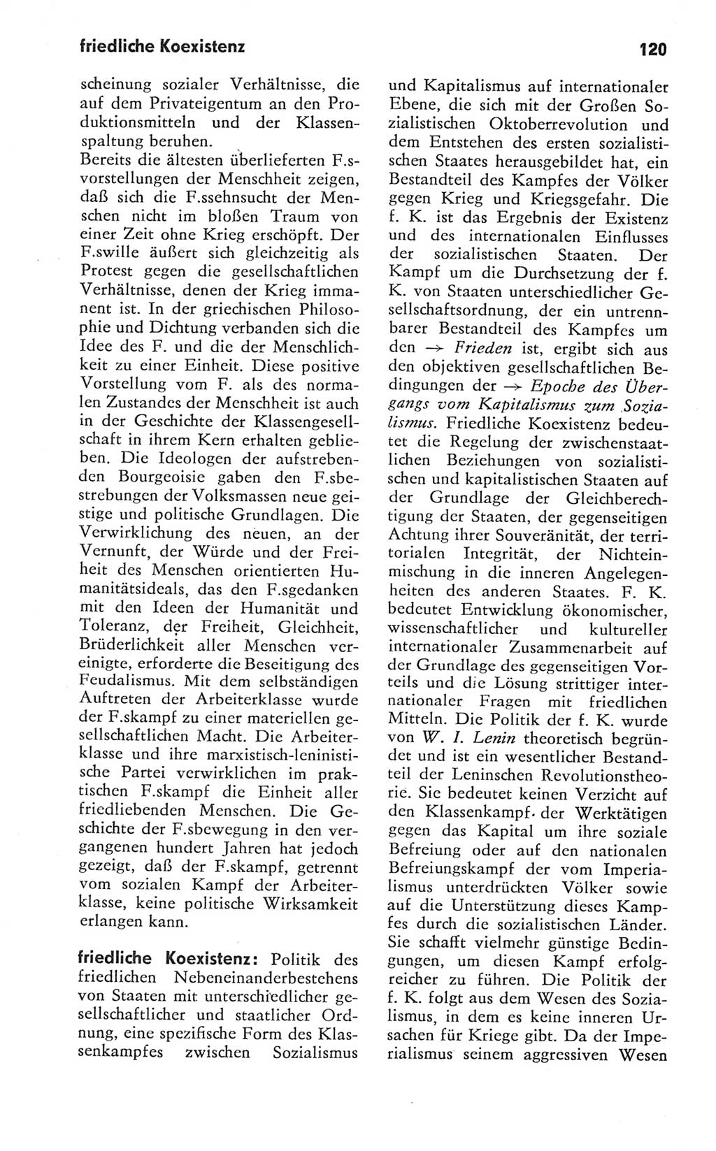 Kleines Wörterbuch der marxistisch-leninistischen Philosophie [Deutsche Demokratische Republik (DDR)] 1981, Seite 120 (Kl. Wb. ML Phil. DDR 1981, S. 120)