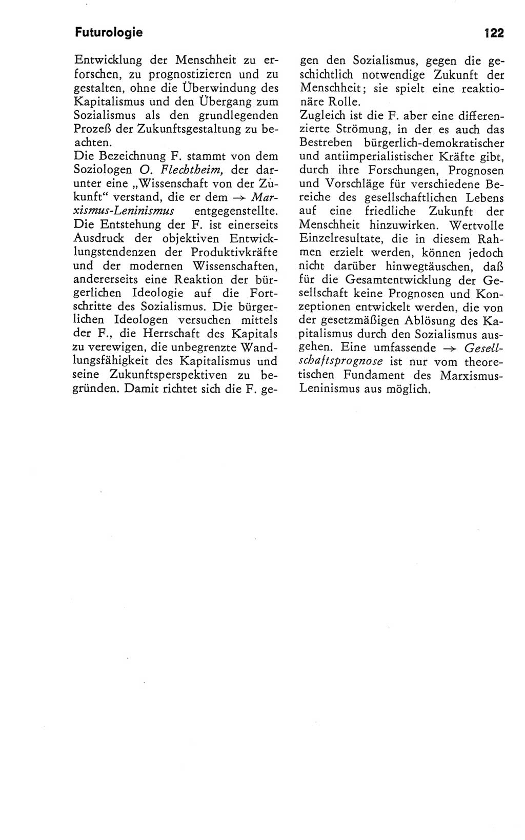 Kleines Wörterbuch der marxistisch-leninistischen Philosophie [Deutsche Demokratische Republik (DDR)] 1981, Seite 122 (Kl. Wb. ML Phil. DDR 1981, S. 122)