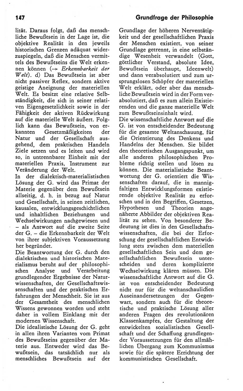 Kleines Wörterbuch der marxistisch-leninistischen Philosophie [Deutsche Demokratische Republik (DDR)] 1981, Seite 147 (Kl. Wb. ML Phil. DDR 1981, S. 147)