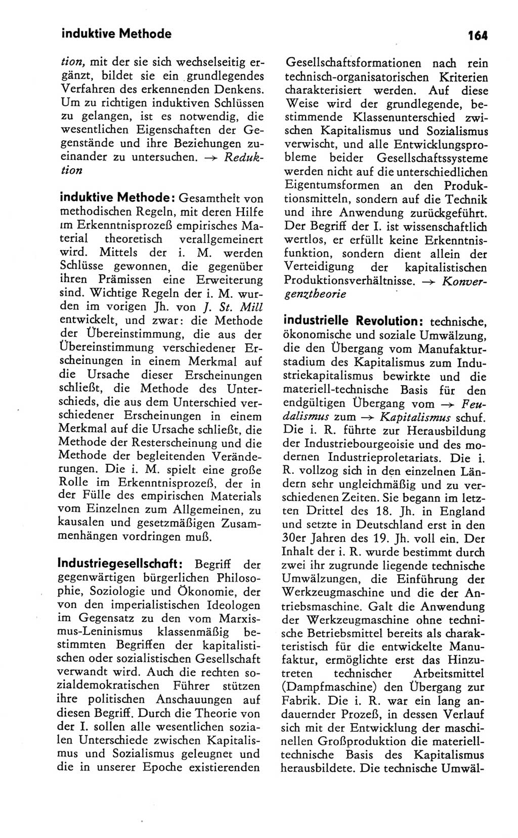 Kleines Wörterbuch der marxistisch-leninistischen Philosophie [Deutsche Demokratische Republik (DDR)] 1981, Seite 164 (Kl. Wb. ML Phil. DDR 1981, S. 164)