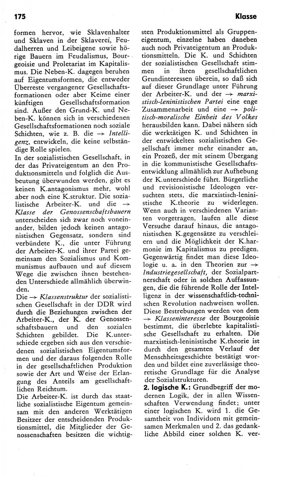 Kleines Wörterbuch der marxistisch-leninistischen Philosophie [Deutsche Demokratische Republik (DDR)] 1981, Seite 175 (Kl. Wb. ML Phil. DDR 1981, S. 175)