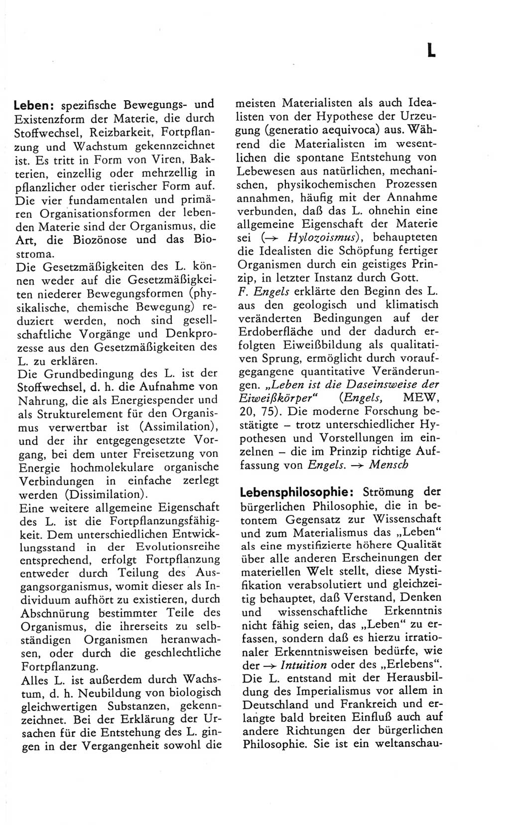 Kleines Wörterbuch der marxistisch-leninistischen Philosophie [Deutsche Demokratische Republik (DDR)] 1981, Seite 191 (Kl. Wb. ML Phil. DDR 1981, S. 191)