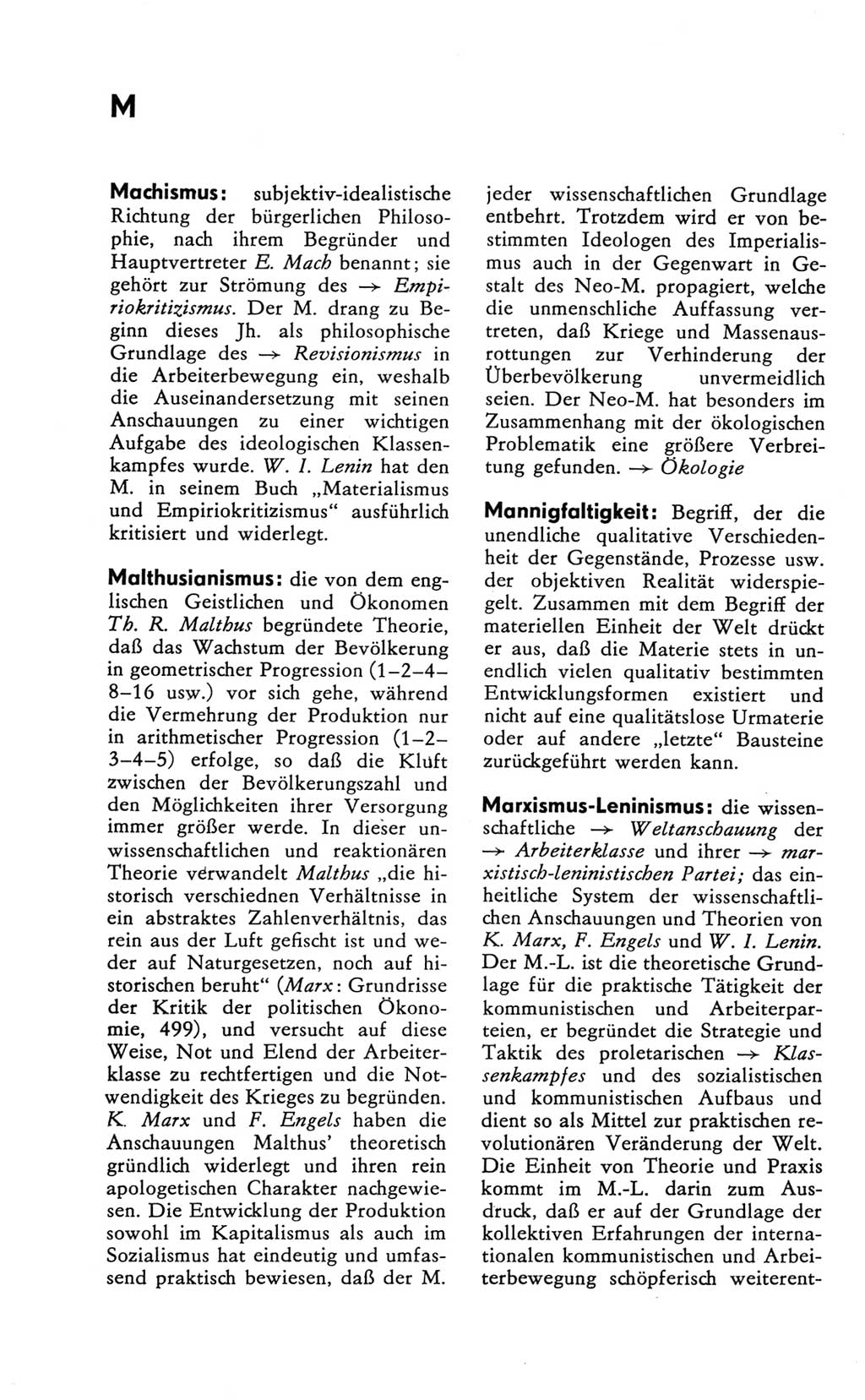Kleines Wörterbuch der marxistisch-leninistischen Philosophie [Deutsche Demokratische Republik (DDR)] 1981, Seite 196 (Kl. Wb. ML Phil. DDR 1981, S. 196)