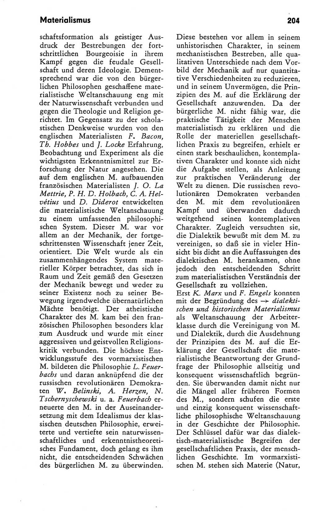 Kleines Wörterbuch der marxistisch-leninistischen Philosophie [Deutsche Demokratische Republik (DDR)] 1981, Seite 204 (Kl. Wb. ML Phil. DDR 1981, S. 204)