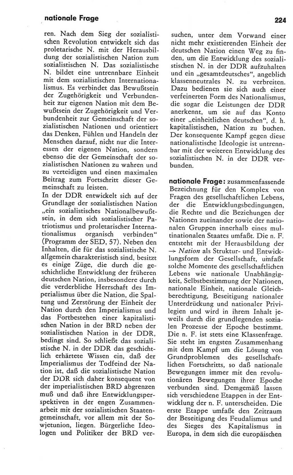 Kleines Wörterbuch der marxistisch-leninistischen Philosophie [Deutsche Demokratische Republik (DDR)] 1981, Seite 224 (Kl. Wb. ML Phil. DDR 1981, S. 224)
