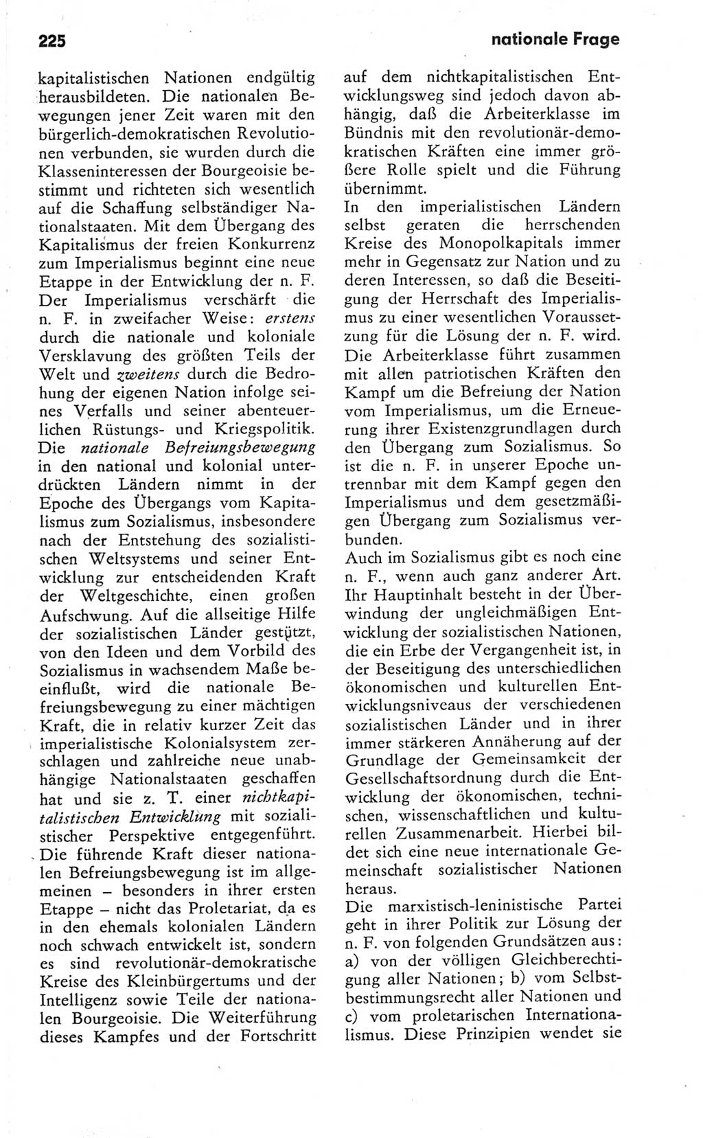 Kleines Wörterbuch der marxistisch-leninistischen Philosophie [Deutsche Demokratische Republik (DDR)] 1981, Seite 225 (Kl. Wb. ML Phil. DDR 1981, S. 225)