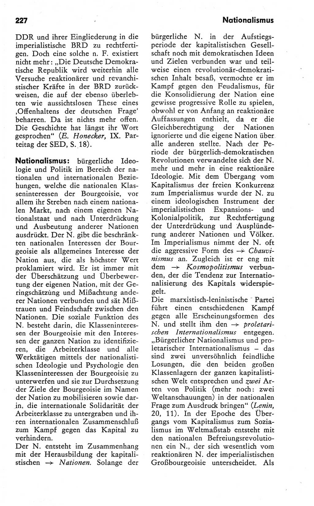 Kleines Wörterbuch der marxistisch-leninistischen Philosophie [Deutsche Demokratische Republik (DDR)] 1981, Seite 227 (Kl. Wb. ML Phil. DDR 1981, S. 227)