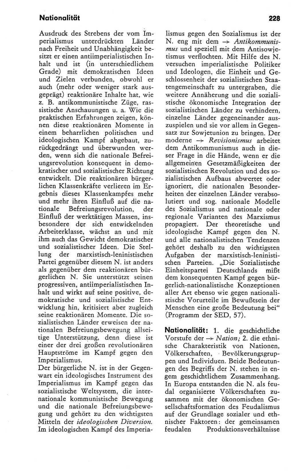 Kleines Wörterbuch der marxistisch-leninistischen Philosophie [Deutsche Demokratische Republik (DDR)] 1981, Seite 228 (Kl. Wb. ML Phil. DDR 1981, S. 228)