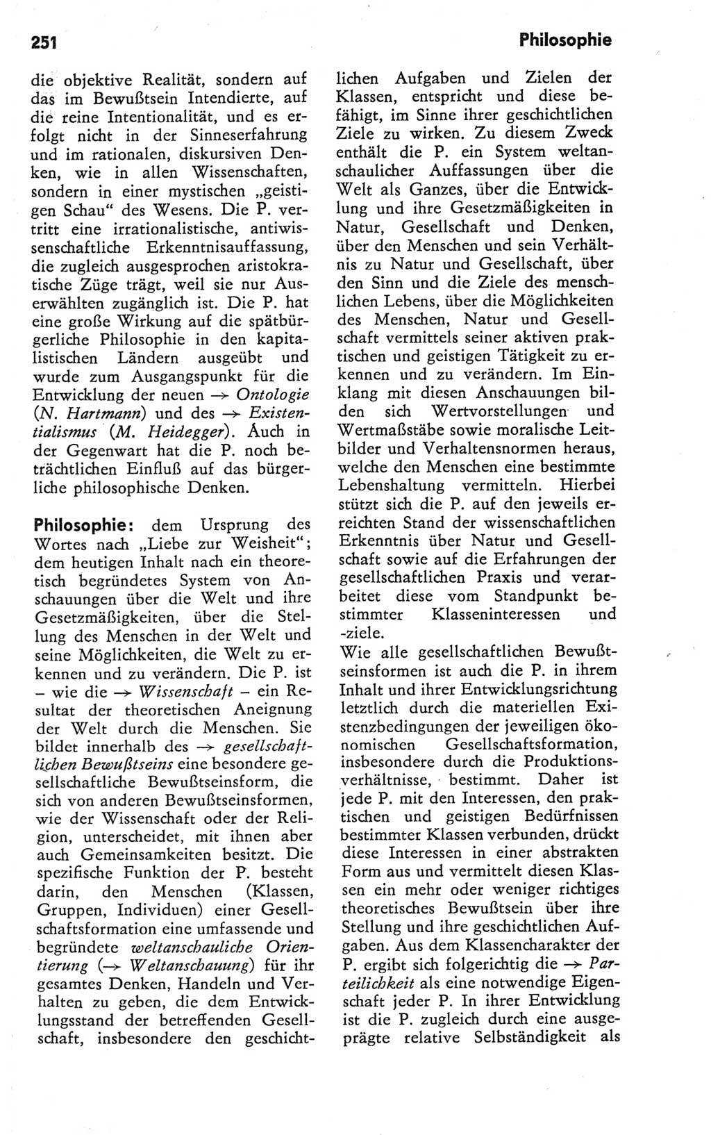 Kleines Wörterbuch der marxistisch-leninistischen Philosophie [Deutsche Demokratische Republik (DDR)] 1981, Seite 251 (Kl. Wb. ML Phil. DDR 1981, S. 251)