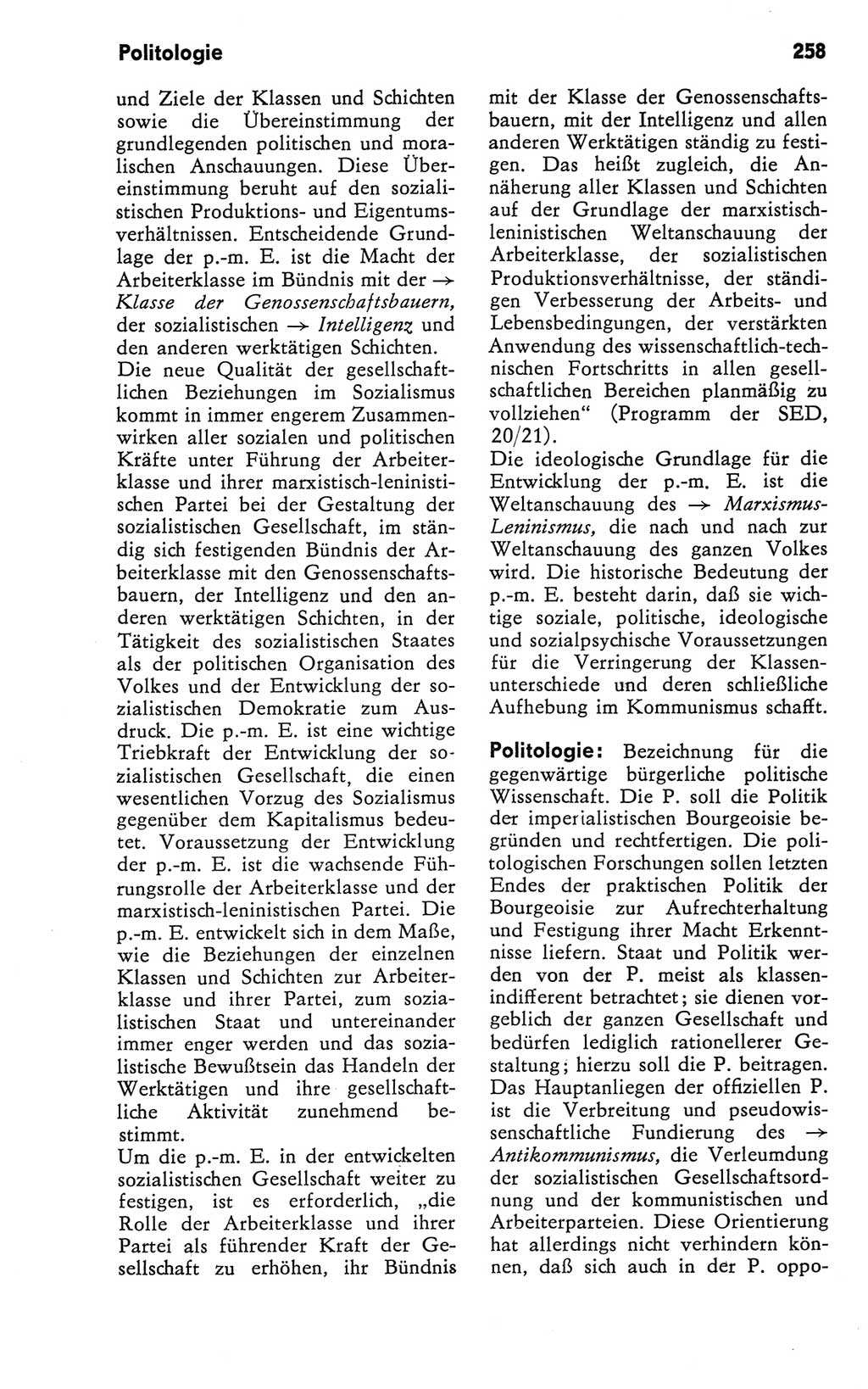 Kleines Wörterbuch der marxistisch-leninistischen Philosophie [Deutsche Demokratische Republik (DDR)] 1981, Seite 258 (Kl. Wb. ML Phil. DDR 1981, S. 258)