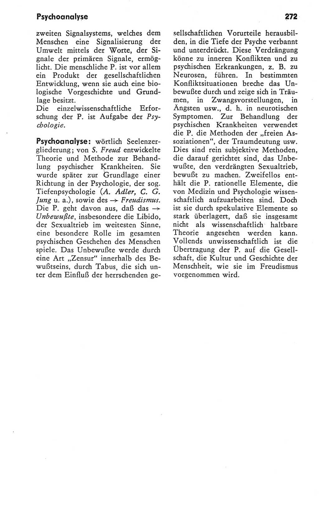 Kleines Wörterbuch der marxistisch-leninistischen Philosophie [Deutsche Demokratische Republik (DDR)] 1981, Seite 272 (Kl. Wb. ML Phil. DDR 1981, S. 272)
